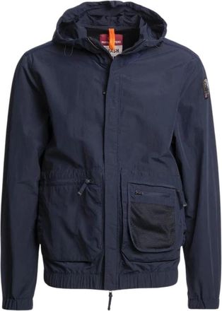 Parajumpers Rube Hooded Jacket - Heren - Bomber jackets - Blauw - XL - Katoen - Jassen