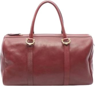 Cartier Pre-owned Weekend Bags, female, Red, Size: ONE SIZE Pre-owned Boston Bag