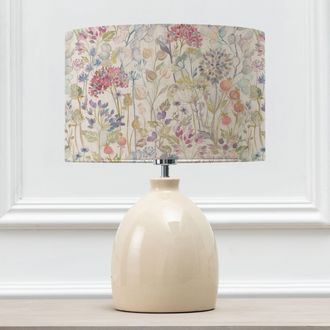 Voyage Maison Leura Table Lamp With Hedgerow Eva Lampshade in Cream