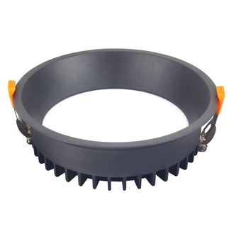Forlight Forlight - Jet Downlight Redondo Con Luz Blanco C&aacute;lido 3000k En Color Negro &Oslash;