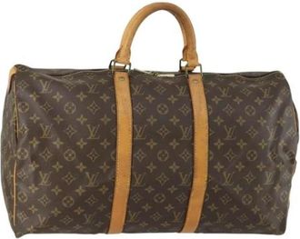 Louis Vuitton Pre-owned Weekend Bags, female, Brown, Size: ONE SIZE Pre-owned Canvas louis-vuitton-bags