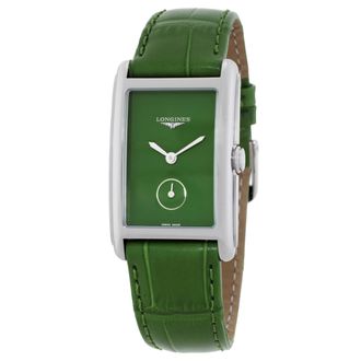 Longines Dolce Vita Quartz Green Dial Ladies Watch L5.512.4.60.2