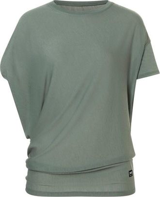 super.natural Yoga Loose Tee T-Shirt f&uuml;r Damen | oliv/gr&uuml;n