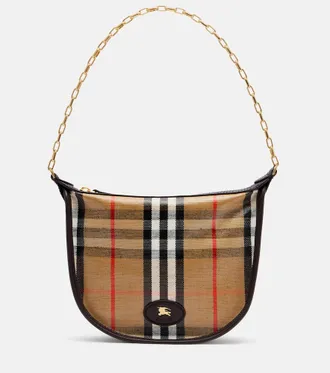 Burberry Borsa a spalla Highlands Mini Burberry Check
