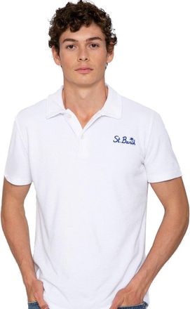 MC2 Saint Barth Man Terry White Polo