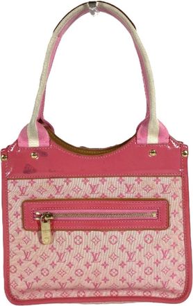 Louis Vuitton Pink Monogram Mini Canvas Handbag Shoulder Bag Tote Bag (Pre-Owned)