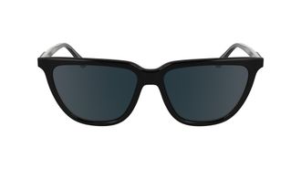 Calvin Klein Womens Sunglasses CK24537S - Black with Solid Blue Lens