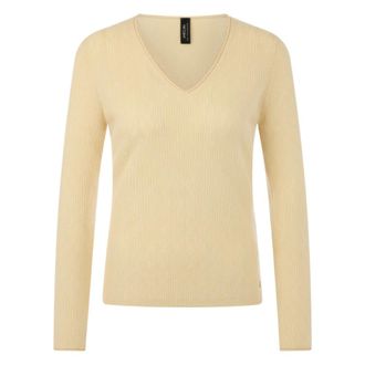 Marc Cain Jersey de cachemira informal - Knitwear - Mujer - Amarillo - M