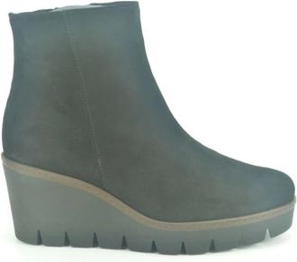 Gabor Zwart Daim Botje Spie Z. 5cm - Dames - Sleehakken - Zwart - 35 EU - Schoenen