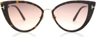 Tom Ford FT0868 ANJELICA-02 52F Womens Sunglasses Gold Size 57