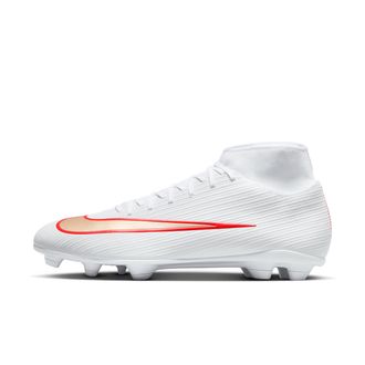 Nike Mens Mercurial Superfly 11 Club Multi-Ground High-Top Soccer Cleats in White | IM0358-100
