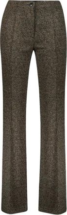 Gardeur Zaria820 Bootcut Broek - Dames - Broeken - Bruin - Maat: 3XL Viscose