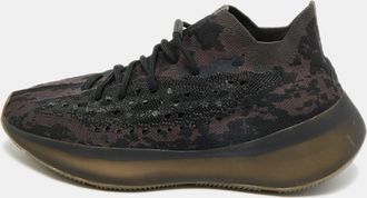 adidas Boost 380 Size 44.5 Black/Brown Knit Fabric Onyx RF Low Top Sneakers
