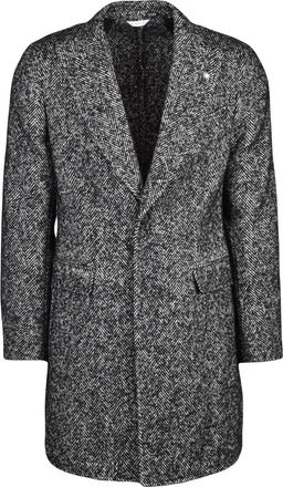 Manuel Ritz Cappotto - Heren - Mantel - Zwart - M - Polyester - Jassen