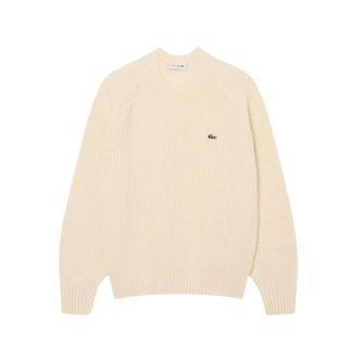 Lacoste Maglieria Girocollo - - Knitwear - Uomo - Beige - S