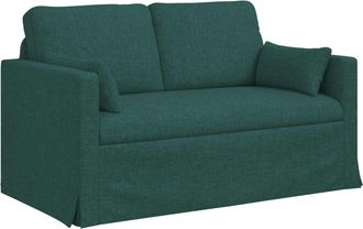 vidaXL Sof&aacute; Verde Oscuro 139 X 78 X 80 Cm Tela Vidaxl