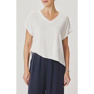 Splendid Amaya V-Neck T-Shirt in White at Nordstrom, Size Large