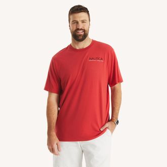 Nautica Big & Tall Coastal Sailing Graphic T-Shirt