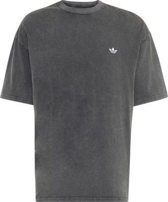 adidas Trefoil Essentials Washed Loose Dropped T-Shirt Asia Sizing Black LC6374