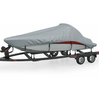 vidaXL Cubierta De Barco Funda De Barco Gris Largo 610-671 Cm Ancho 254 Cm Vidaxl