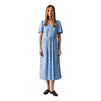 Marc O'Polo Abito Midi Svasato - - Dresses - Donna - Blu - S