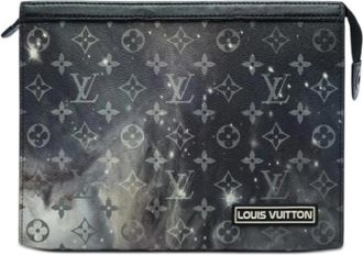 Louis Vuitton Pre-owned Clutch - Dames - Vintage Clutch - Zwart - ONE Size - Leer - Vintage