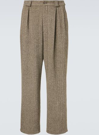 Giorgio Armani Archivio cotton-blend straight pants