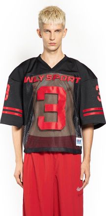 Willy Chavarria MAN BLACK T-SHIRTS & TANK TOPS