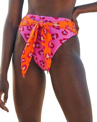 Farm Rio Farm Rio Maxi Leopard Patch Bikini Bottom
