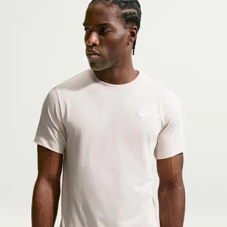 Nike Mens Nike Sportswear Club T-Shirt in Brown | AR4997-105