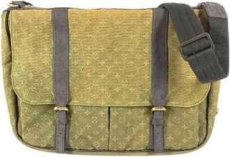Louis Vuitton Pre-owned Cross Body Bags, female, Green, Size: ONE SIZE Pre-owned Sac Maman Monogram Mini Shoulder Bag