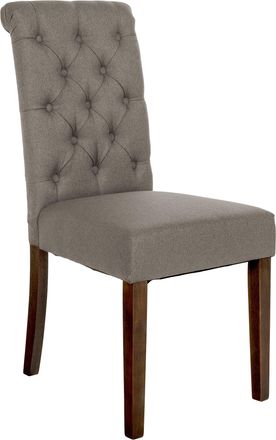 Clp Silla De Comedor Lisburn Gris Topo Tela