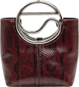 Coperni Python C Mini Bag - Dames - Tassen - Rood - Maat: ONE Size