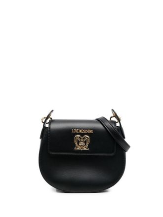 Love Moschino logo-plaque tote bag - women - Polyurethane - OS - Black