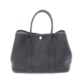 Herm&egrave;s Black Negonda Leather Tote Bag (Pre-Owned)
