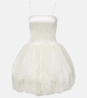 Danielle Frankel Bridal Sadie wool and silk corset dress