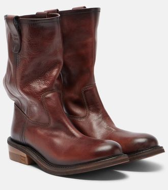 Miu Miu Botines Foule de piel