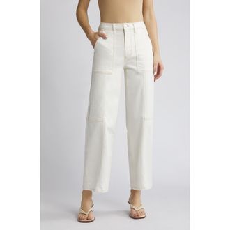 Rails Getty Ankle Utility Pants in Vintage Ecru Contrast Stitch at Nordstrom Rack, Size 24