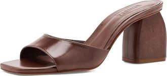 Schutz Leena Womens Sandals Root Brown : 10.5 M, Leather