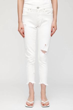 Moussy Mv Glendele Skinny Jeans In White