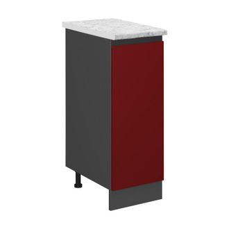 Vicco Armario De Farmacia R-line, Rojo, 30 Cm Et M&aacute;rmol