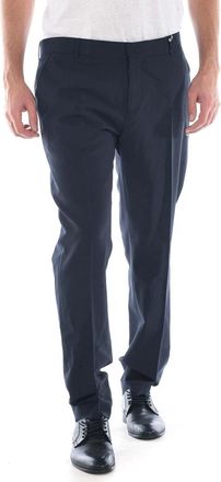Daniele Alessandrini Jeans - Heren - Nette broeken - Blauw - 2XL - Wol - Broeken