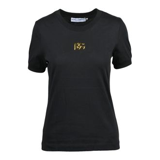 Dolce & Gabbana Dames, Tops, Zwart, Maat: S Katoen