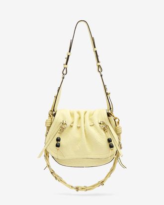 Isabel Marant Bolton Bag In Grained Leather - Butter - Isabel Marant