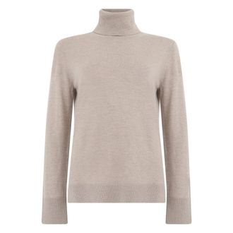 Max Mara Dames, Truien, Beige, Maat: S Wol