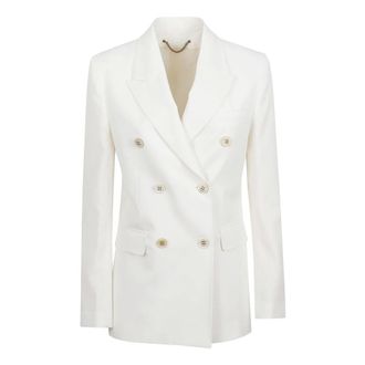 Golden Goose Blazers, female, White, Size: XS Journey Double-Breasted Blazer