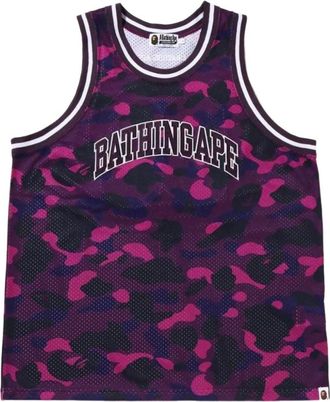 A Bathing Ape Color Camo Jersey Purple 1I30-108-019-PUL