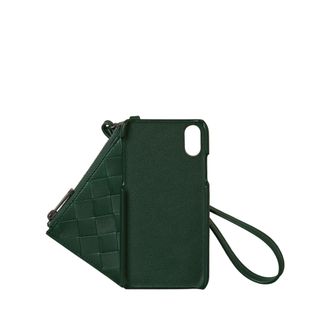 Bottega Veneta Quilted Leather Pouch - Green