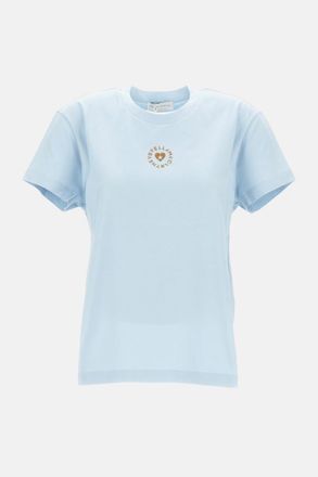 Stella McCartney Sky Blue Cotton T-Shirt