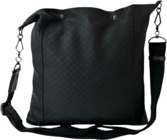 Bottega Veneta Pre-owned Cross Body Bags, female, Black, Size: ONE SIZE Pre-owned Leather Crossbody Bag